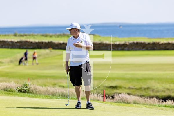 Picture by Sophie Rabey.  16-07-25.  ISLAND GAMES 2025 in Orkney.  
Mens Golf at Stromness Golf Club.
Arthur Evans.