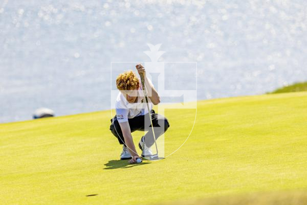 Picture by Sophie Rabey.  16-07-25.  ISLAND GAMES 2025 in Orkney.  
Mens Golf at Stromness Golf Club.
Jayden Tucknott