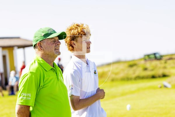 Picture by Sophie Rabey.  16-07-25.  ISLAND GAMES 2025 in Orkney.  
Mens Golf at Stromness Golf Club.
Jayden Tucknott