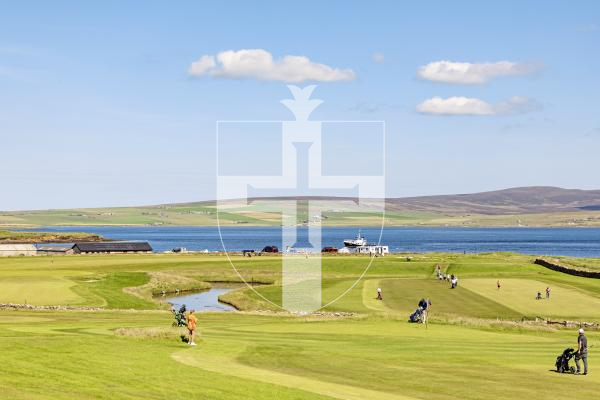 Picture by Sophie Rabey.  16-07-25.  ISLAND GAMES 2025 in Orkney.  
Mens Golf at Stromness Golf Club.