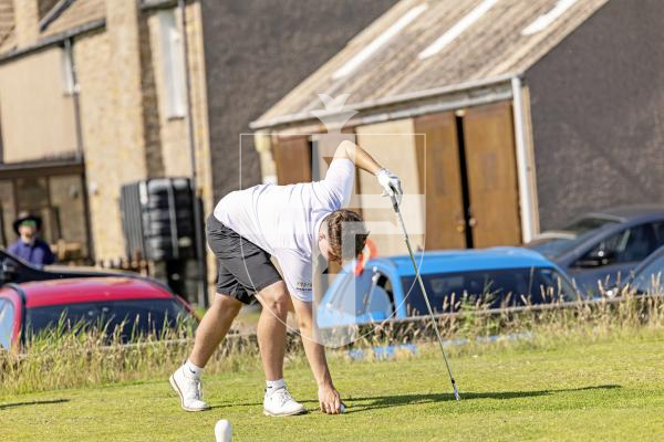 Picture by Sophie Rabey.  16-07-25.  ISLAND GAMES 2025 in Orkney.  
Mens Golf at Stromness Golf Club.
Lewis Marley