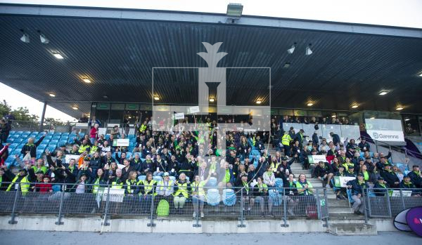 Picture By Peter Frankland. 14-07-23 Guernsey International Island Games 2023. Closing Ceremony at Footes Lane.All the volunteers.