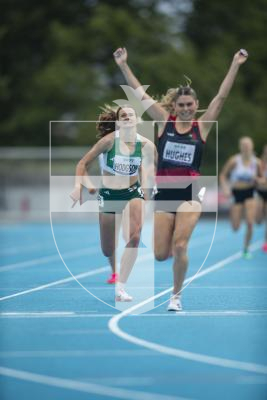 Picture By Peter Frankland. 14-07-23 Guernsey International Island Games 2023. Footes Lane - Athletics. Darcey Hodgson - silver in the 800m. Cari Hughes of Ynys Mon takes gold.