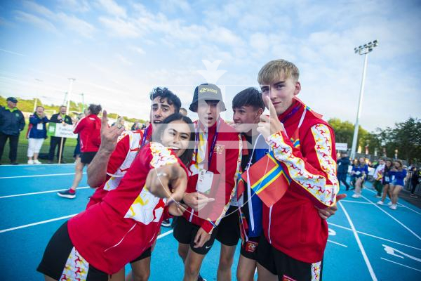 Picture By Peter Frankland. 14-07-23 Guernsey International Island Games 2023. Closing Ceremony at Footes Lane.