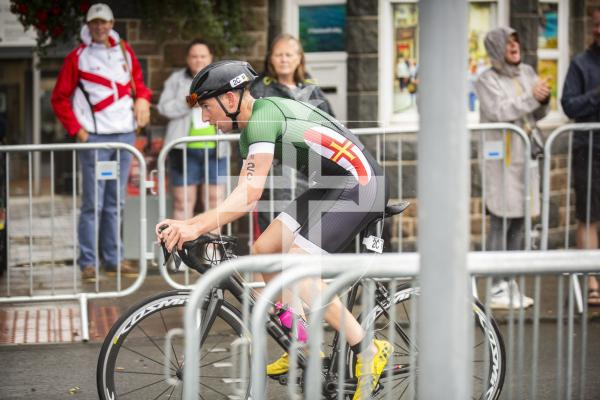 Picture by Sophie Rabey.  14-07-23.  
Guernsey 2023 NatWest International Island Games - Triathlon Relay in St Peter Port.
Thierry Le Cheminant