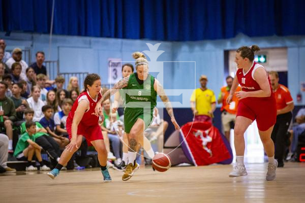 Picture by Sophie Rabey.  14-07-23.  
Guernsey 2023 NatWest International Island Games - Ladies Basketball at Beau Sejour.
Guernsey vs Isle of Man.