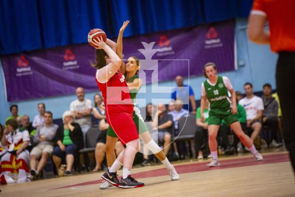 Picture by Sophie Rabey.  14-07-23.  
Guernsey 2023 NatWest International Island Games - Ladies Basketball at Beau Sejour.
Guernsey vs Isle of Man.
