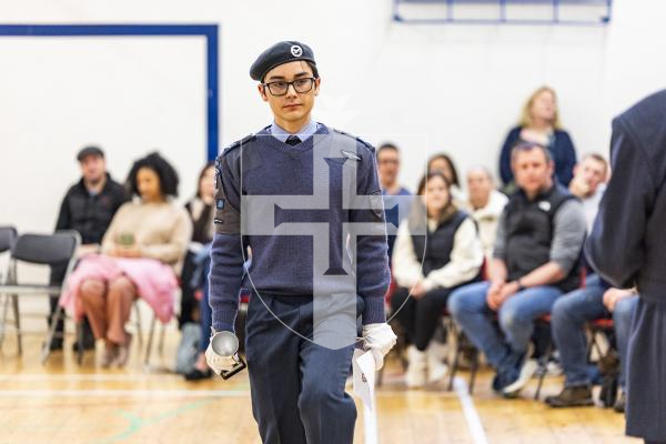 Picture by Sophie Rabey.  01-02-26.  201 Overseas (Guernsey) Squadron of the RAF Air Cadets ceremony at Styx Centre. 
Inspection and presentations were done by special guest, Air Commodore Nick Lowe.
Rhoan Morris (17)