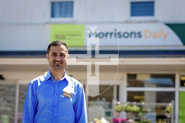 Picture by Peter Frankland. 12-07-25 Hari Sharah Luitel of Morrison's has been nominated for a Pride of Guernsey Award for Customer Service.