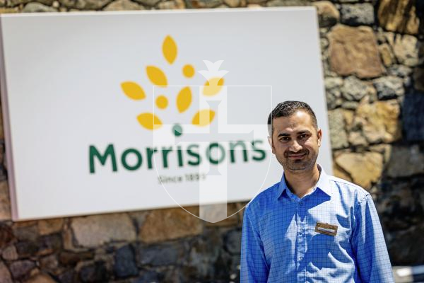 Picture by Peter Frankland. 12-07-25 Hari Sharah Luitel of Morrison's has been nominated for a Pride of Guernsey Award for Customer Service.