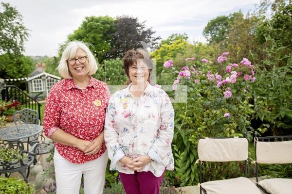 Pictured by Connor Rabey. 15/06/2024.
Longfrie House Open Garden event, raising money for Queen's Nursing Institute. 
L-R Dr Nicola Brink and Alison Carney (Diabetes Nurse Specialist and Queens Nurse).