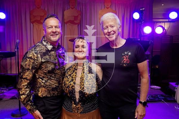 Pictured by Connor Rabey. 15/06/2024. 
Guernsey You Can Dance event held at St Pierre Park Hotel. 
L-R  Jeff Fox, Vanessa James and Peter Rose.