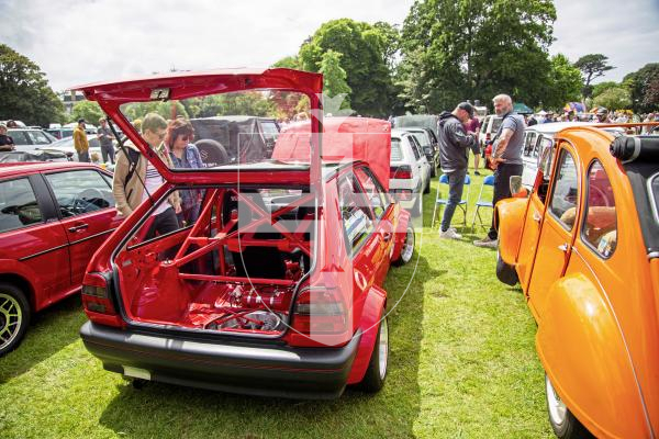 Picture by Connor Rabey.  16-06-24.  Guernsey Classic Car Show at Saumarez Park.
VW Polo.