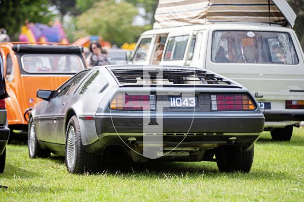 Picture by Connor Rabey.  16-06-24.  Guernsey Classic Car Show at Saumarez Park.
Delorean.