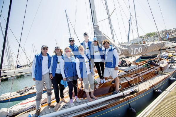 Picture by Sophie Rabey.  20-06-24.  Spirit Yachts Regatta has been on in Guernsey this week.
DIDO boat crew.