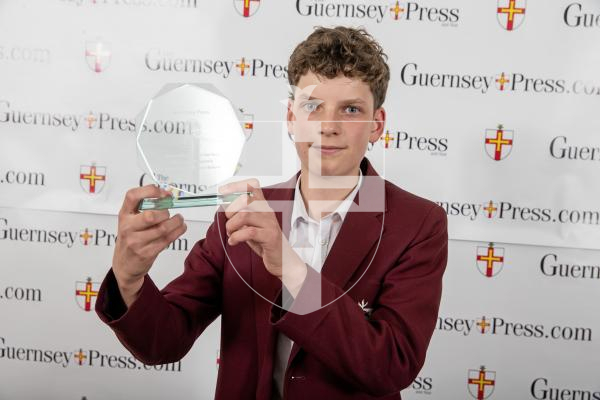 Picture by Peter Frankland.  19-06-24.  Guernsey Press Design An Ad 2024 at St Pierre Park. 
Anton Le Poidevin - Winner of Designer of the Year.