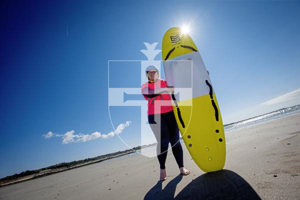 Picture by Peter Frankland. 24-06-24 Sophie Veron is off to compete in a national surfing competition at the Bristol Wave (a wave pool). She is taking part in the adaptive surfing competition.