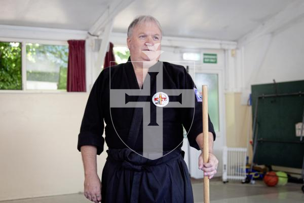 Photo by Erin Vaudin. 26.06.24. Pride of Guernsey 2024. Andy Garnham from Guernsey Aikido Club has been nominated for sports volunteer of year award.