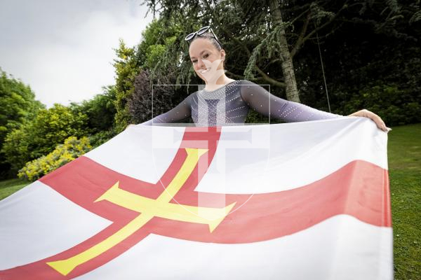 Picture by Peter Frankland. 01-07-25 Gymnast Mya Vaudin has been nominated for a Pride of Guernsey award for Young Achiever.
