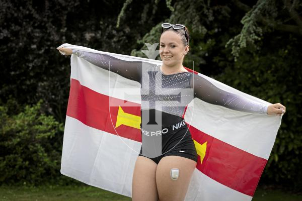 Picture by Peter Frankland. 01-07-25 Gymnast Mya Vaudin has been nominated for a Pride of Guernsey award for Young Achiever.