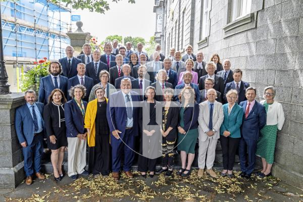 Picture by Peter Frankland. 02-07-25 Group shot of the new 2025 States assembly and court officials on the steps outside the Royal Court.
Generic.