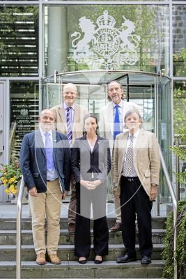 Picture by Peter Frankland. 03-07-25 States 2025 at Royal Court. L-R - Jonathan Le Tocq, Gavin St Pier, Lindsay De Sausmarez, Steve Falla and Charles Parkinson.