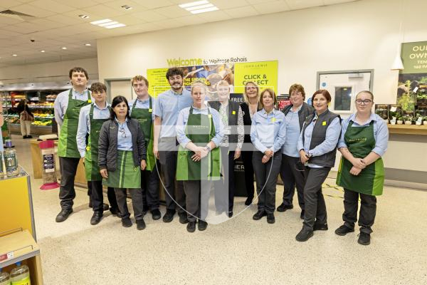 Picture by Sophie Rabey.  07-07-25.  The Waitrose Rohais Team have been nominated for the Customer Service of the Year Award in the Pride of Guernsey 2025 awards.