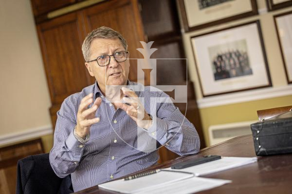 Picture by Sophie Rabey.  08-07-25.  Interview with St Peter Port Constable Ken Acott on the plans for 'Project SPP'