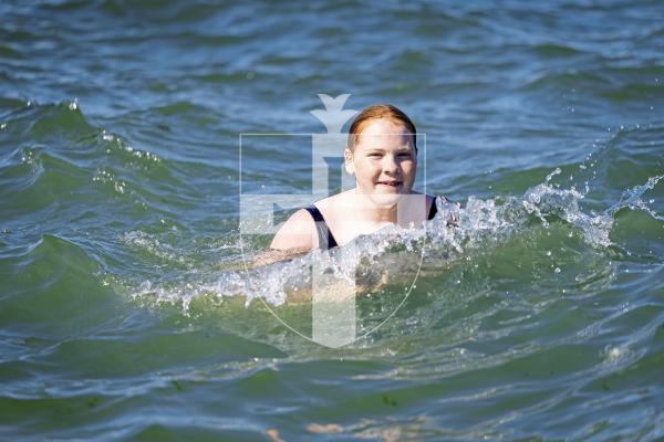Picture by Peter Frankland. 07-07-25 12 year old Alice Miller is swimming 100m every day for 100 days to raise money for the Guernsey Conservation Volunteers.