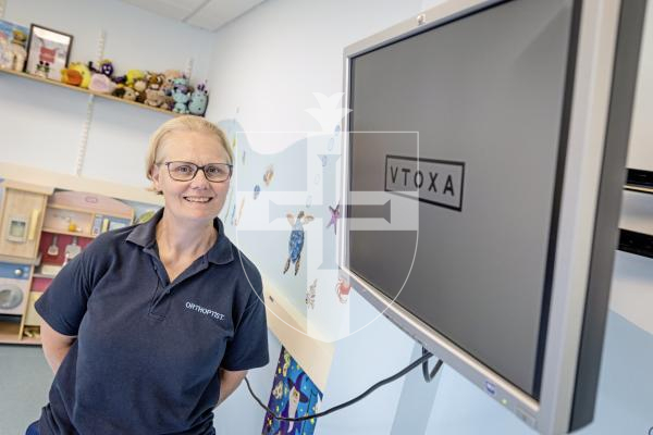 Picture by Peter Frankland. 14-07-25 Mo McIndoe has been nominated for a Pride of Guernsey award. Angel of the Year. Mo works as a orthoptist at the PEH.
