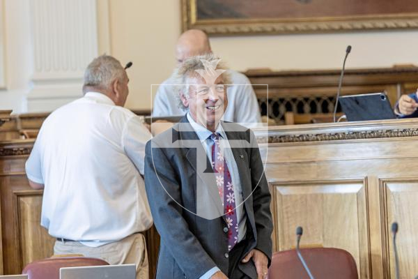 Picture by Peter Frankland. 15-07-25 Inside the States of Guernsey assembly. Generic interior pictures of the States Chamber. Royal Court. Bruno Kay-Mouat