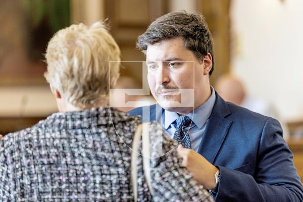 Picture by Peter Frankland. 15-07-25 Inside the States of Guernsey assembly. Generic interior pictures of the States Chamber. Royal Court. Tom Rylatt
