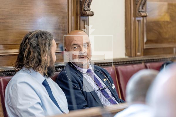 Picture by Peter Frankland. 15-07-25 Inside the States of Guernsey assembly. Generic interior pictures of the States Chamber. Royal Court. Jonathan Le Tocq.