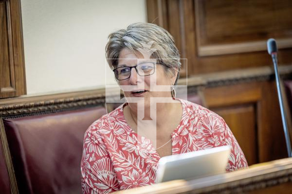Picture by Peter Frankland. 15-07-25 Inside the States of Guernsey assembly. Generic interior pictures of the States Chamber. Royal Court. Jayne Ozanne