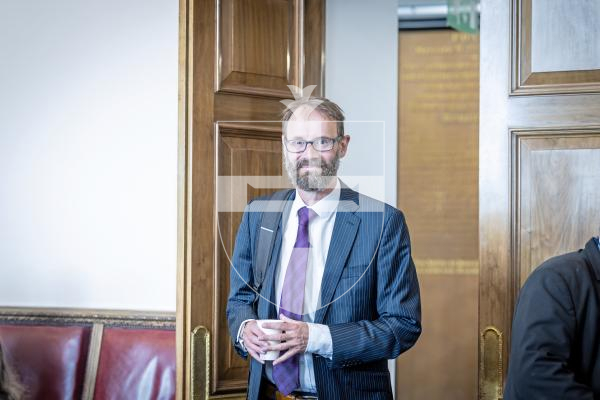 Picture by Peter Frankland. 15-07-25 Inside the States of Guernsey assembly. Generic interior pictures of the States Chamber. Royal Court. Aiden Matthews