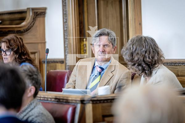 Picture by Peter Frankland. 15-07-25 Inside the States of Guernsey assembly. Generic interior pictures of the States Chamber. Royal Court. Andy Sloan