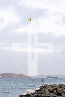 Picture by Sophie Rabey.  10-09-25.  Guernsey Battle of Britain Air Display 2025.
Navy Wings Harvard.