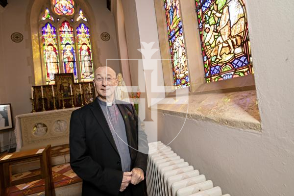 Picture by Sophie Rabey.  11-09-25.  The Catholic Dean, Rev. Canon Christopher Rutledge will be leaving Guernsey as his 5 year post has finished.  Photos taken at St Josephs Church.