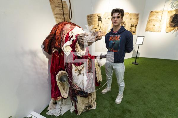 Picture by Sophie Rabey.  10-09-25.  Discoveries from the Shrouded Isles of Sarnia by James Kitts at Greenhouse Gallery, Candie.