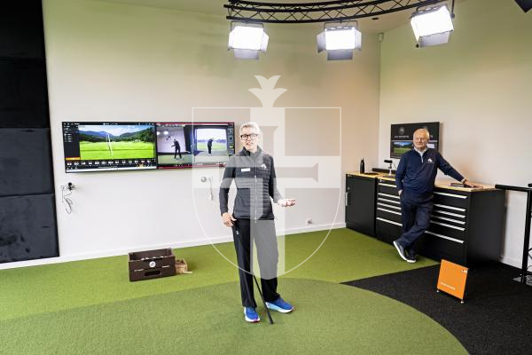 Picture by Sophie Rabey.  16-10-25.  La Grande Mare's New Golf Performance Centre is complete as part of Phase One of the new Grande Mare Resort works.  A walk around and presentation was given to the island media.
Susan Shapcott, Golf Performance Director.