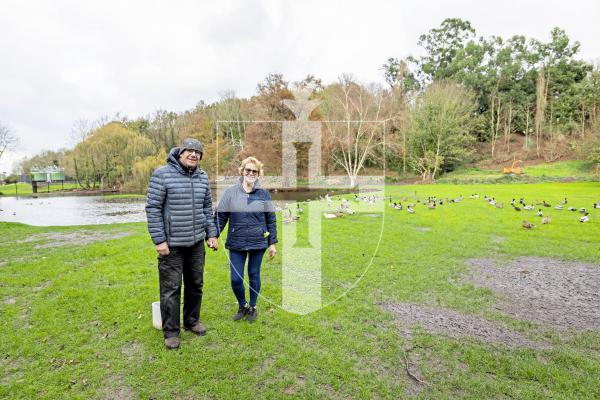 Picture by Sophie Rabey.  18-11-25.   Mark and Penny Martin moved to Guernsey a couple of years ago and have been working on their 19 acre property land to make it perfect for wildlife.  They have been rehoming wild animals from the GSPCA since their arrival on island.
