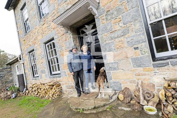 Picture by Sophie Rabey.  18-11-25.   Mark and Penny Martin moved to Guernsey a couple of years ago and have been working on their 19 acre property land to make it perfect for wildlife.  They have been rehoming wild animals from the GSPCA since their arrival on island.