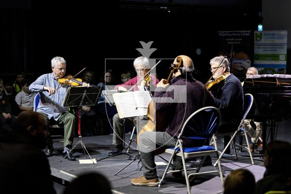Picture by Sophie Rabey.  27-11-25.  The Guernsey Music Service put on a concert at the Princess Royal Centre for Performing Arts for local school children.  There was a nature theme to help raise funds for the Guernsey Nature Commission.