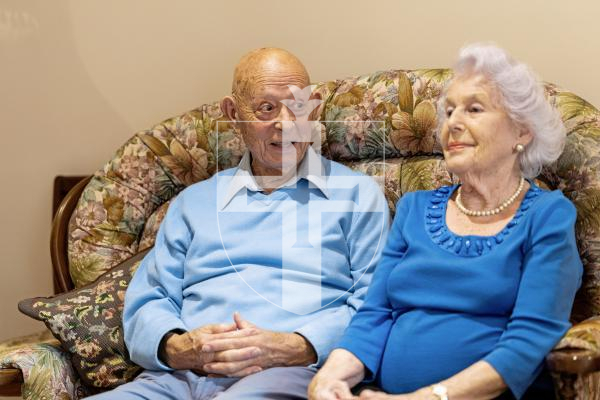 Picture by Sophie Rabey.  03-12-25.  John and Joan Le Page are celebrating their 70th wedding anniversary next monday.