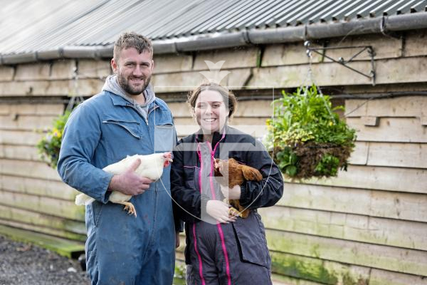 Picture by Peter Frankland. 04-12-25 Jessica and James Rihoy have now been running Guernsey Eggs Ltd for two years.