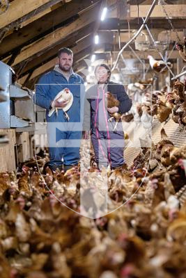 Picture by Peter Frankland. 04-12-25 Jessica and James Rihoy have now been running Guernsey Eggs Ltd for two years.