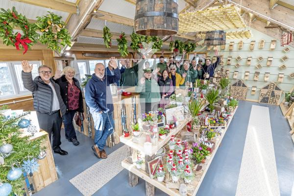 Picture by Peter Frankland. 04-12-25 Opening of new shop - The Old Potting Shed at GROW Ltd.