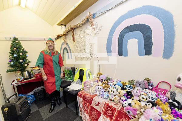 Picture by Sophie Rabey.  09-12-25.  Bernie Coutu was given permission to use the little hut opposite the former HSBC bank on Northside (Bridge) for one month as a youth drop-in centre.