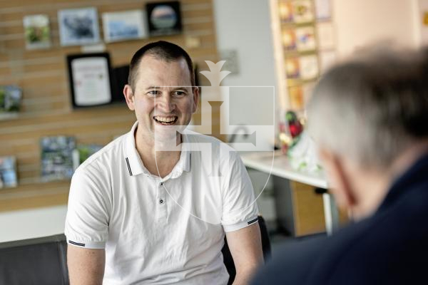 Picture by Sophie Rabey.  16-12-25.  Jonathan Hunt, locally based IT entrepreneur, has decided to leave Guernsey because of the way it taxes those who hold shares as well as the new secondary pension scheme.  Interview at GP offices.