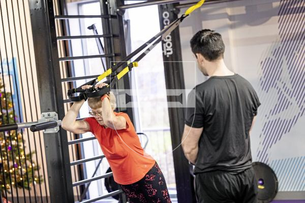 Picture by Sophie Rabey.  17-12-25.  Julia Peel has lost 50kg since 2022 through exercise and a nutrition plan designed by her PT Mark Wylie.